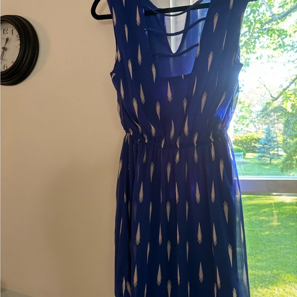 Blue Cocktail Dress - Picture 2 of 3